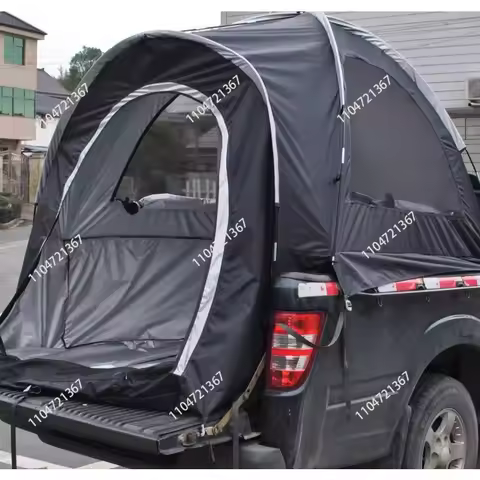 Double-layer pickup truck tail canopy, pickup truck rear bucket tent, car tent, pickup truck tent