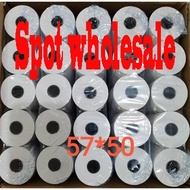 100 rolls 57 x 50mm 57x40mm 57x30 foodpanda Thermal Paper Pos Receipt 57 x 50mm for Thermal Printer