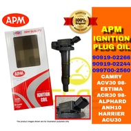 100% Original APM IGNITION COIL CAMRY ACV30 ESTIMA ACR30 ALPHARD ANH10 HARRIER ACU30 90919-02244/022