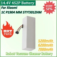 14.4V 4S2P 7000mAh Sweeping Machine Battery for Xiaomi Mi Jia 1C P1904 MM STYTJ01ZHM Robot Vacuum Cl