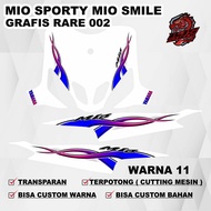 Yamaha Mio Sporty Mio Smile rare 2 Striping - Yamaha Mio Sporty Mio Smile Rare 2 Decal Sticker