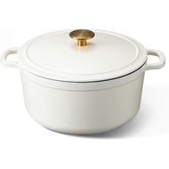 CAROTE 5QT Enameled Cast Iron Dutch Oven Pot with Lid, Heavy-Duty Dutch Oven for Sourdough Bread Bak