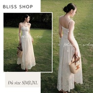 [Summer 2025] Women's 2-Waist Maxi Beach Dress with Chunky Waist Floral Embroidery High-end Women's 