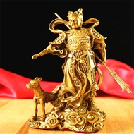 Pure Copper Erlang Shenzhenjun Character Ornaments Yang Yang Shen Statue Copperware Crafts Living Ro
