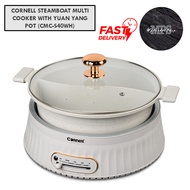 CORNELL STEAMBOAT MULTI COOKER WITH YUAN YANG POT (CMC-S40WH)