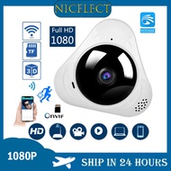 YOOSEE 3D VR 360 Degree Panoramic Camera 360 Degree Wifi Camera Smart Baby Monitor IP Camera Wireless Mini Fisheye Panoramic CCTV Indoor Security P2P Home Security