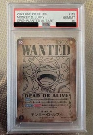 海賊王卡牌 蒙奇·D·魯夫 通緝海報 OP05-119