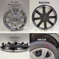 14 Inch ABS TYRE Wheel Cover Rim Center Hub Caps Proton Saga 2 (4 pcs)