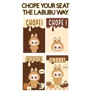 Labubu CHOPE Card. Can be used at Hawker. Great as Gift