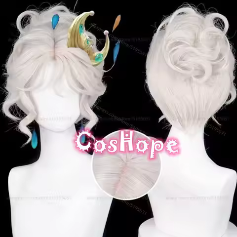 IDV Female Dancer Margaretha Zelle Cosplay Wig 30cm Short Beige Wig Cosplay Anime Cosplay Wig Heat R