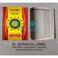 Al Quran Al Jamil tajwid Color, Translation per Word English A4 Quran with English Translation