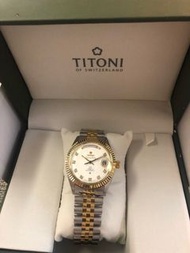 🌈💎💎TITONI COSMO KING DAY DATE