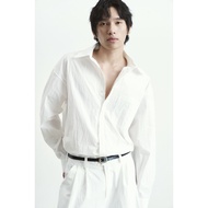 White shirt - WOOD ELEMENT | ELAN SHIRT oversized form White Shirt for Men