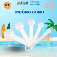 Measuring Spoon Set of 5 Used to Measure Sauce, Milk, Butter, Cream,...- 6sFood House