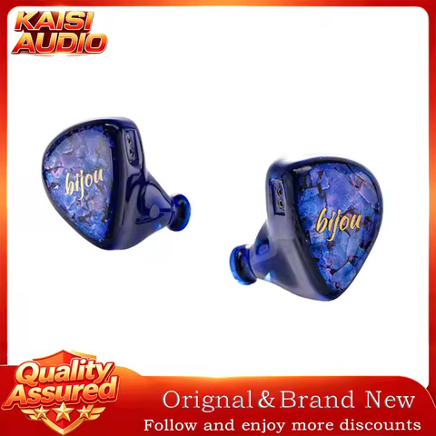 QoA Bijou 1DD+1BA+1BCD Hybrid IEM 10mm Diamond Diaphragm Dynamic Bone Conduction In-Ear Monitor with