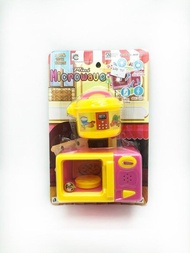 Mainan Masak Masakan Anak Perempuan Kaguyaplas Mini Microwave Baterai