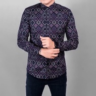 [PREMIUM] Kemeja Batik Songket Digital Slim Fit EXCLUSIVE Baju batik lelaki baju batik lelaki kemeja batik Batik Songket