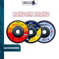 MAGIC FLAP DISC 4 Inch Sanding Grinder Disc Sandpaper Grinder Abrasive Flap Disc Mata Asah Grinder