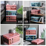30L/55L Transparent Foldable Storage Box Car Organizer Household Multi Functional Storage Box