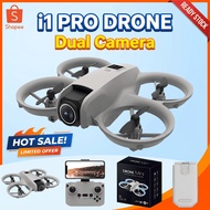 i1PRO/T3 Mini Drone with 4K Dual HD Camera - RC Quadcopter with LED Lights & One Key Return for Kids