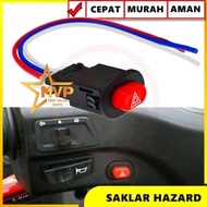 Saklar Switch Tombol Hazard On Off LED Motor Mobil Lampu UNIVERSAL Tombol Lampu Hazzard Convoi Convo