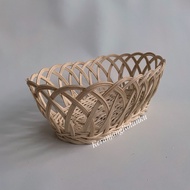 Rattan Fruit Parcel Basket Rattan Storage Box Rattan Tray Storage Basket