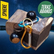 ABANUS TERRACE KEYCHAIN (Aura Rank) Sphere ~18 & 20mm