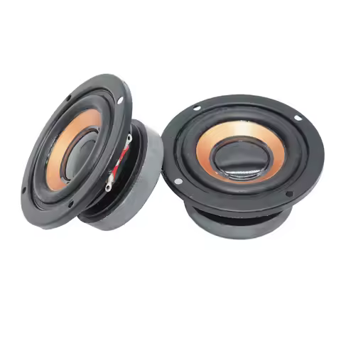 2 pcs/lot 63mm 4 ohm 5W Speakers Subwoofer 45 Core Magnetic Round Bass Loudspeaker DIY Mini Portable
