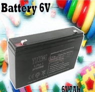 DC Recharged Battery 6v7Ah