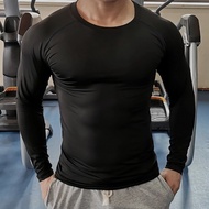 [Popular toys-]เสื้อวิ่งรัดรูปแขนยาวสำหรับเสื้อชายบีบอัดฟิตเนส,เสื้อกีฬารัดรูปเสื้อแข่งฟุตบอลฟิตเนสแ