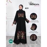 New Release 14.09 ABAYA JUBAH HITAM SULAM BUNGA MEWAH (IRDIENA - DHIA COTTON)