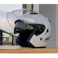 GMT Half Face Double Visor Motorcycle Helmet