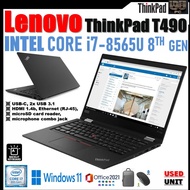 Lenovo ThinkPad T490 Intel Core i7-8565U 8th Gen 24GB DDR4 RAM - 512GB SSD 14-inch FHD (1920x1080) I