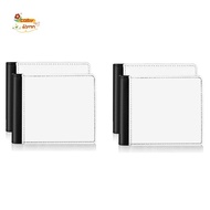 4Pack Sublimation Wallet Leather Blank Heat Transfer Sublimation Wallets Bank for Men Gift  Travel E