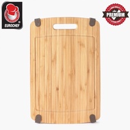 【hot sale】 Eurochef Non Slip Bamboo Cutting Board Wooden Food Serving Tray Chopping Board Strong an