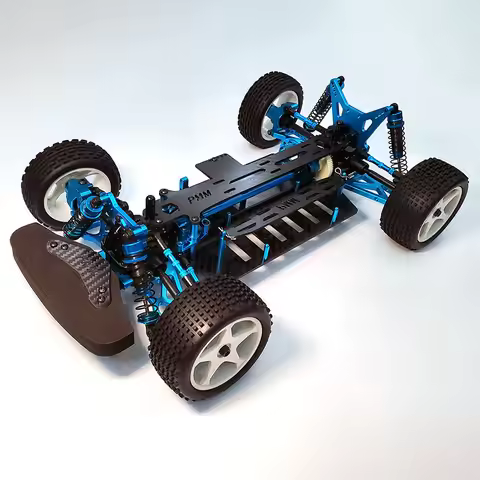 Tamiya Sakura TT02B TT02 TT01 D5 D5S TRF416 1:10 4WD RC Car Carbon Fiber Frame Al Alloy DIY Model Dr