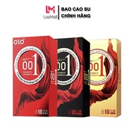 Combo 3 hộp: Olo 001 Thin Square RedThin Square Black và Thin Square Gold