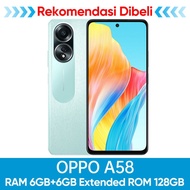 Bestseller Oppo A58 Terbaru 2024 Ori RAM 6GB+6GB ROM 128GB Helio G85 P