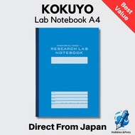Kokuyo Research Lab Notebook A4 52 Sheets No-LBB205S Grid with Signature Area 80 Sheets No-LB208S