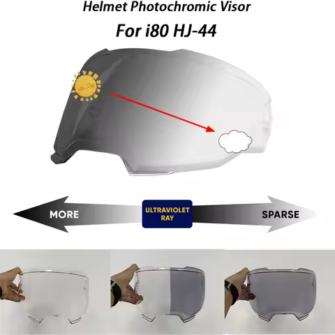 Helmet Photochromic Visor For HJC I80 HJ-44 i80 Helmet Visors Visor Automatically hromic Lens