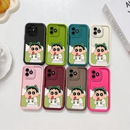 Cartoon Cute Frog Cap Crayon Shin-chan Phone Casing For Infinix Note 12 Pro Note 30 / Smart 5 6HD 7 