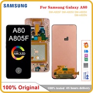 6.7'' Original AMOLED For Samsung Galaxy A80 A805 SM-A805F LCD Display Touch Screen Digitizer For  G