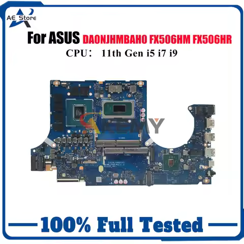 DA0NJHMBAH0 Laptop Motherboard For ASUS TUF Gaming FX506HM FX506H FX506HR Mainboard W/ 11th Gen i5 i