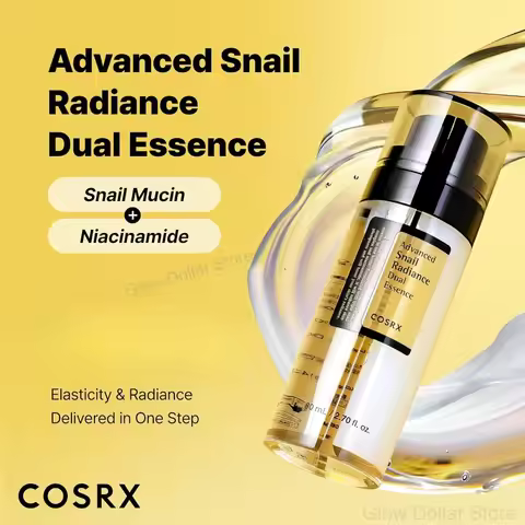 COSRX Niacinamide 5%+Snail Mucin 74% Dual Essence Advanced Snail Radiance Hydrating Anti Aging Face 