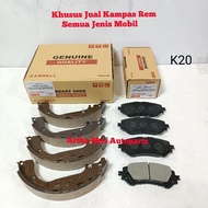 PROMO KAMPAS REM SET VIOS LIMO GEN3 TIPE E J EKTAXI KOMPLIT DEPAN BELAKANG VIOS LIMO GEN3