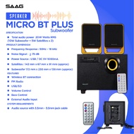 ลำโพง  SAAG  SPEAKER MICRO BT PLUS ลำโพงฟังเพลง ลำโพงเล่นเกม ลำโพงขยายเสียง