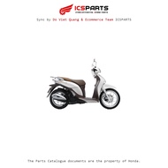 Plastic Set - Cover - HONDA Sh Mode 2018 White Nhb35P O4,O5-B