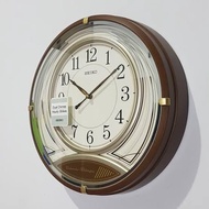 Angelswatch Wall Clock Seiko QXD215 Westminister whittington brown case original