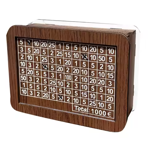 1 Piece Retro Money Box Japanese Piggy Bank With Counter Coin Boxes As Shown Wooden Children Piggy B