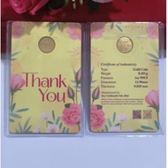Gold bar thank you emas 999.9